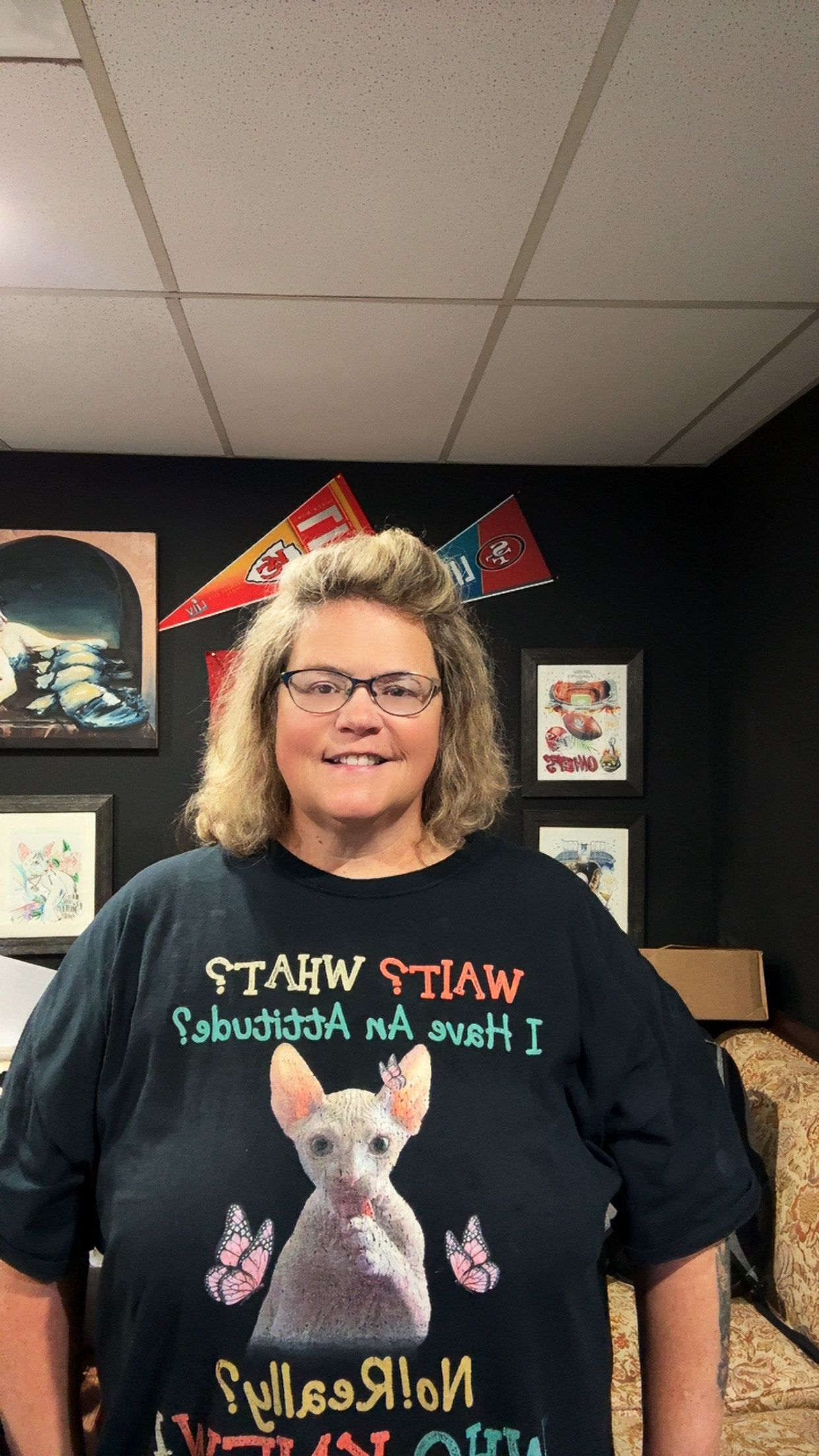 Kathy Butner, apprentice at DragonFly Tattoo Studio